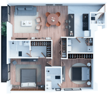 Foto: Vista distribucion sky loft norte 604 id=